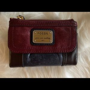 Fossil “long live vintage” edition leather wallet